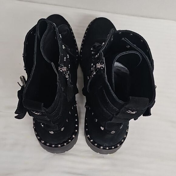 SAM EDELMAN JENNIFER STUDDED ANKLE BOOTS BFPM-04-018 - Picture 4 of 10